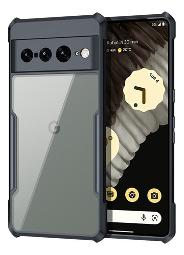 Estupenda Funda De Teléfono Negra Para Google Pixel 7 Pro