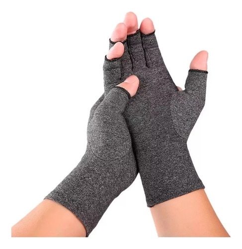 Guantes Compresión Para Artritis, Artrosis O Tenditis Gris