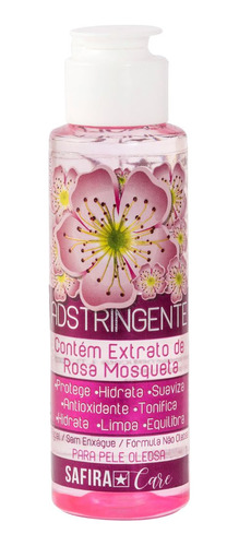 Tônico Adstringente 100ml Limpa Hidrata Protege Safira Care