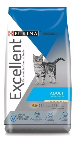 Purina Excellent Gato Adulto 3 Kg-hipermascota-