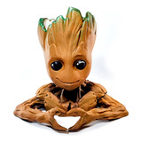 Figura Groot Corazon Regalo San Valentin 20 Cm Macetero