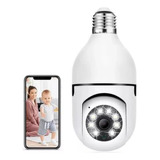 Camera De Seguranca Ip 1080p Lampada Giratoria Full Hd Wi-fi