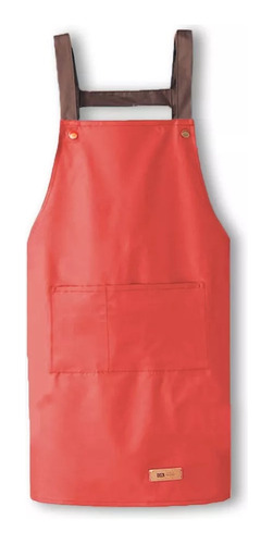 Delantal Cocina Tela Unisex Impermeable Uso Gastronomia