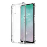 Funda Antishock Transparente Para Motorola G20 + Glass