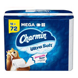 Papel Higienico Doble Hoja Charmin Ultra Soft 18-72-244