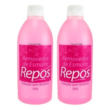 Kit 02 Removedor Esmalte Repos 500ml S/acetona