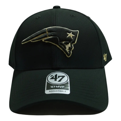 Gorra 47 Brand Camfill Velcro New England Patriots Negro Unitalla Lisa | Envío gratis