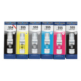 Pack 6 Tintas Alternativas Premium T554 T555 L8160 L8180