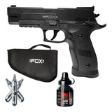 Pistola Fox Co2 Replica P226 4.5mm No Blowback + Funda