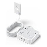 Cargador Usb Regleta De 4,5 M 8 Salidas De Ca 2 Usb 1 Tipo C