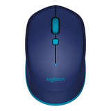 Mouse Bluetooth M535 Azul Inalámbrico Y Ergonómico.