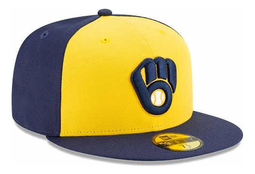 Gorra New Era Milwaukee Brewers Authentic Collection