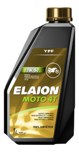 Aceite Ypf Elaion Moto 4t 10w50  X 1 Lt  (caja X12 Unidades)