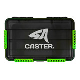 Caja De Pesca Estanco Caster Para Señuelos Con 3 Divisiones 