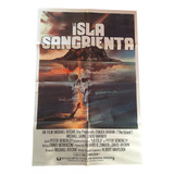 Poster Afiche Cine Terror Antiguo La Isla Sangrienta *