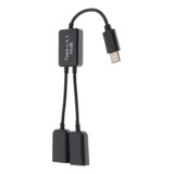 A Usb 3.1 Tipo C A Usb Dual A 2.0 Otg Adaptador De