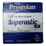 Cable Unipolar 1mm Superastic Jet Prysmian Rollo X 100mts.