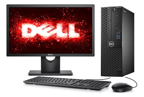 Desktop + Monitor Dell Core I5 8 Geração 16gb 240gb Ssd