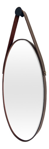 Espelho De Parede Oval 21x35cm Para Escritório Quarto Sala
