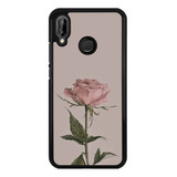 Funda Protector Para Huawei Flor Rosa Rosita Moda Arte