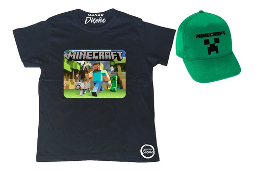 Polera De Niño Minecraft Transfer + Jockey