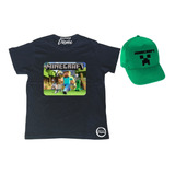 Polera De Niño Minecraft Transfer + Jockey