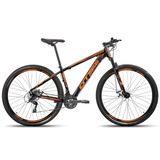 Bicicleta  Gts Pro M5 Intense Aro 29 21 24v Freios De Disco Mecânico Cor Preto/laranja