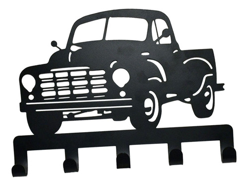 Placa De Pared Arte Decoración De 24,5x2x17,5cm Camión