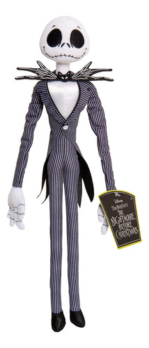 Just Play - Peluche De Jack Skellington De 16 Pulgadas De A. Color Multicolor