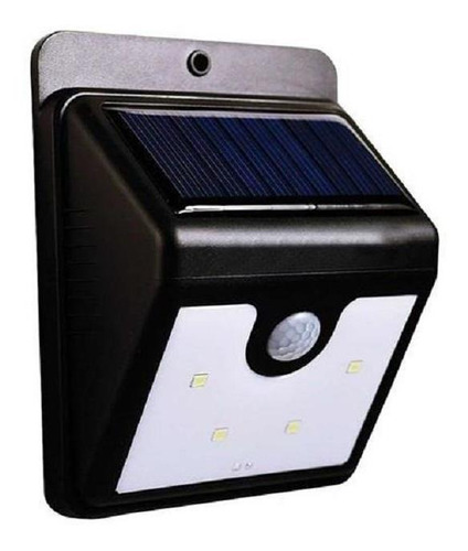 Luminária Led Parede Solar Jardim Externa