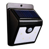 Luminária Led Parede Solar Jardim Externa