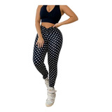 Calça Legging Fitness Feminina/poa/academia/ + Brinde