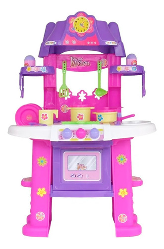 Cocina Infantil Niñas Luces Y Sonido 21pcs Juguete Boytoys