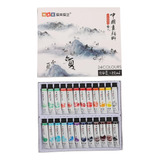 Tubos De Colores Chinos Pigmentos De Tinta Pintura Chin...