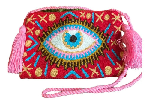 Cartera Bolsas Clutch Wayúu Artesanales Colombinas Original. | Envío gratis
