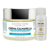 Crema Calmanilla 60grs Tipo De Piel Cutis Sensible Reactivo Nuestra Tierra Cosmética