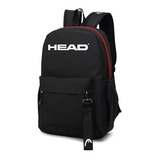 Cartera Unisex Mochila Head Urbana Deportiva Viaje Antirrobo Color Negro