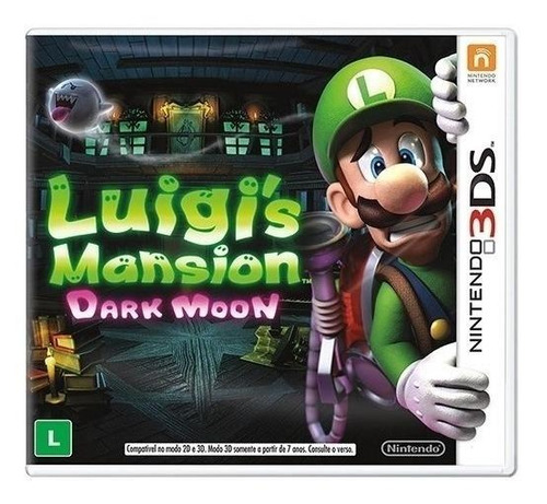 Jogo Luigi's Mansion: Dark Moon 3ds Fisico Novo Lacrado