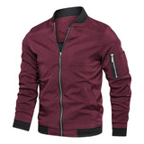 Chaqueta Bomber De Talla Grande Para Hombre, Ropa Ajustada