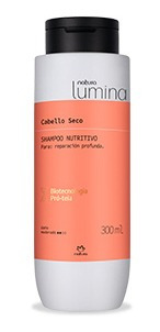 Shampoo Nutritivo Cabello Seco Lumina 300 Ml Natura