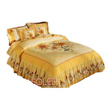 Edrecolcha Girasoles Queen Size C/juego De Sabanas Competiti