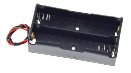 Caja Para 2 Baterías 18650 3,7v Porta Batería Base Con Cable