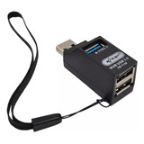 Hub Usb 3 Portas Mistas Usb 3.0 Usb 2.0 Knup Kp-t129