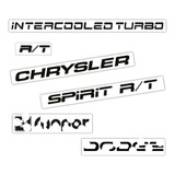 Kit Sticker Vinil Calca Spirit Rt Chrysler Intercooled Turbo