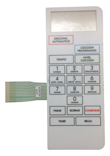 Panel Membrana De Microondas Bgh 13350