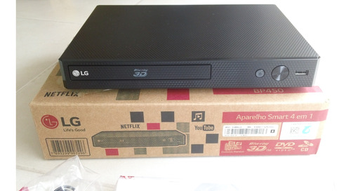 Blu Ray Dvd Player LG 3d 450