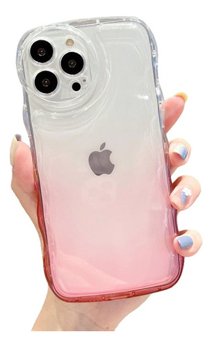 Funda Ondulada Wave Degrade P/ iPhone Varios Modelos