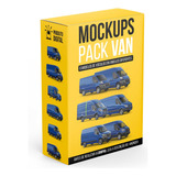 Pack Mockups Van Yellow Images 