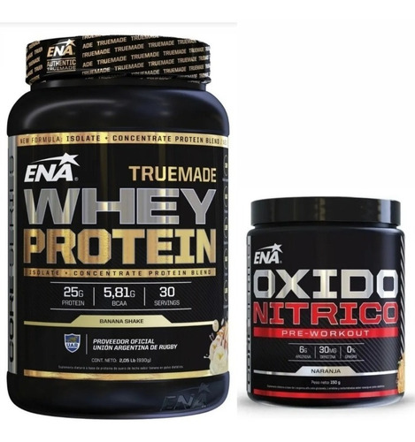 Whey Protien Ena True Made + Oxido Nitrico Ena