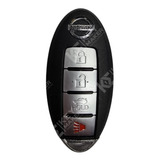 Carcasa Smartkey Nissan 4 Botones Con Llave De Emergencia